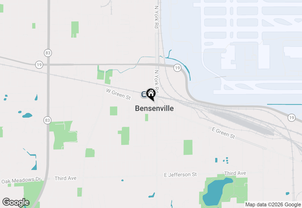 Map of 11 W Green Street #704, Bensenville, IL 60106
