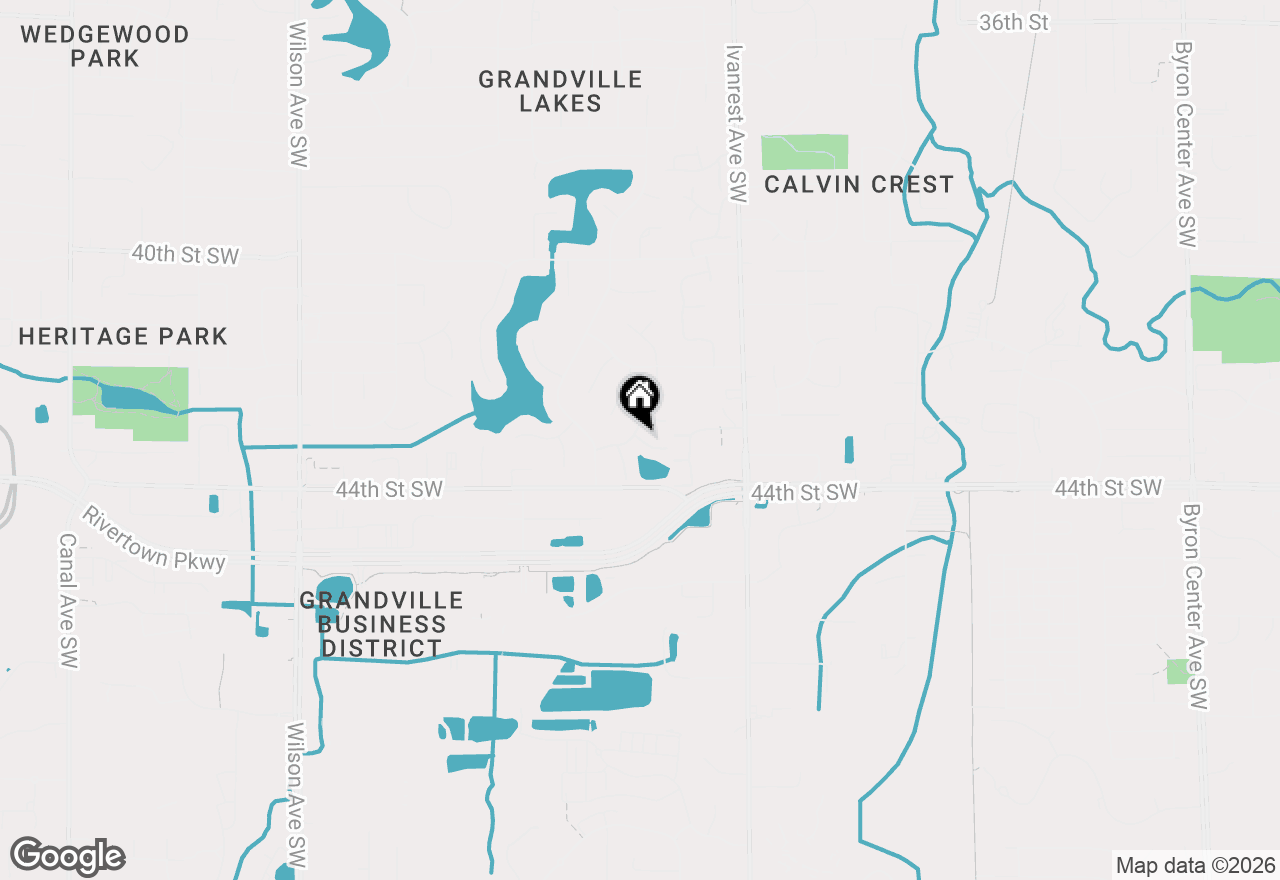 Map of 4232 Redbush Drive Sw, Grandville, MI 49418