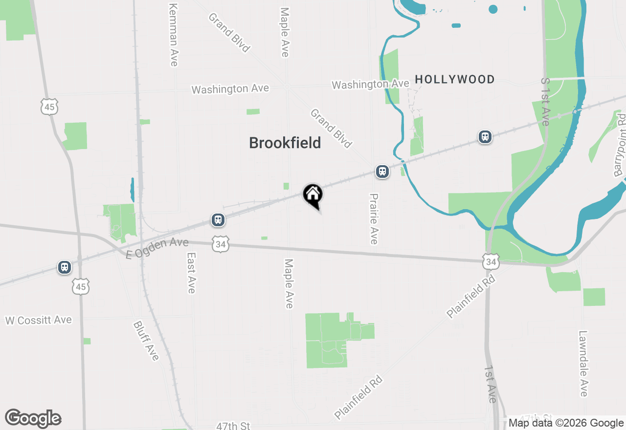 Map of 3930 Park Avenue, Brookfield, IL 60513