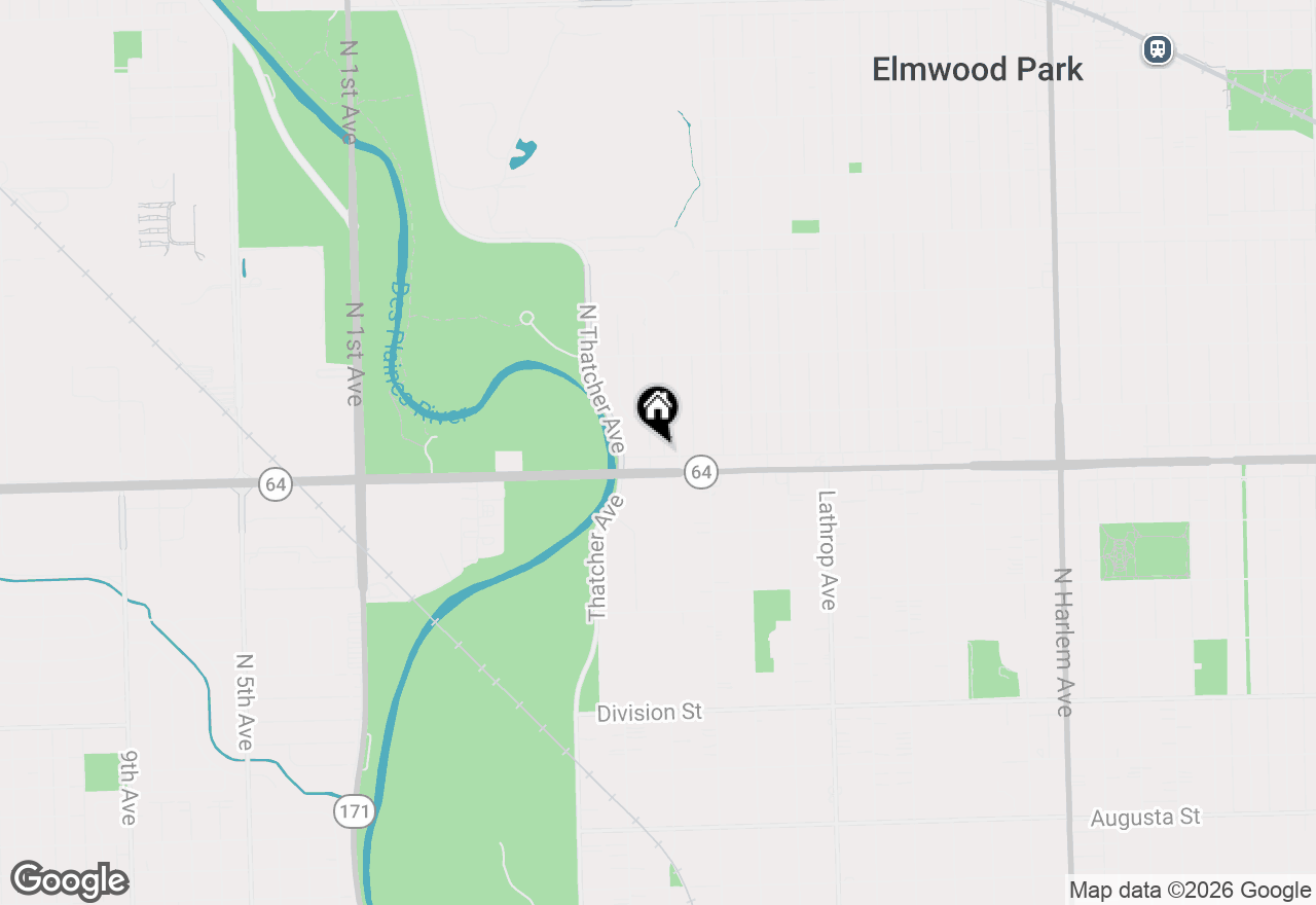 Map of 1615 N 79th Avenue, Elmwood Park, IL 60707