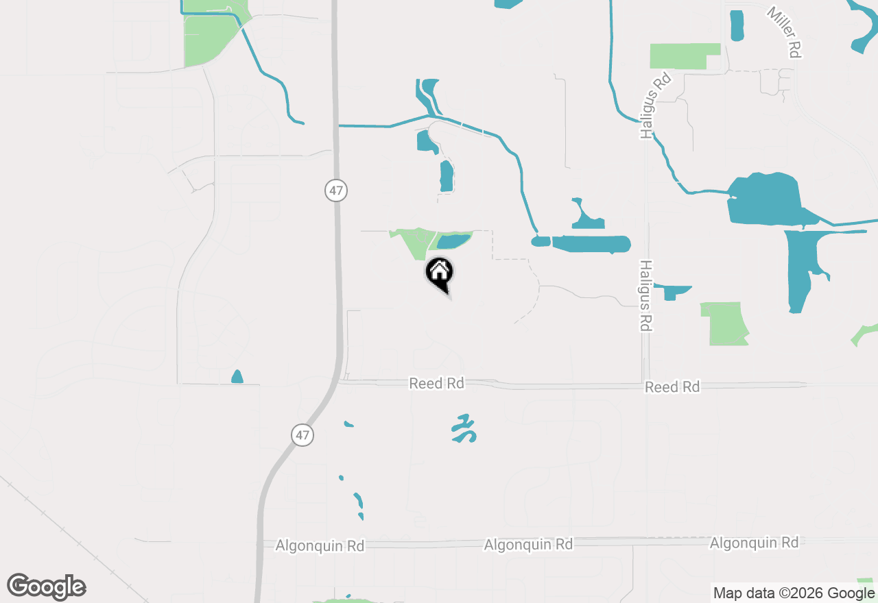 Map of 9816 Aberdeen Lane, Huntley, IL 60142