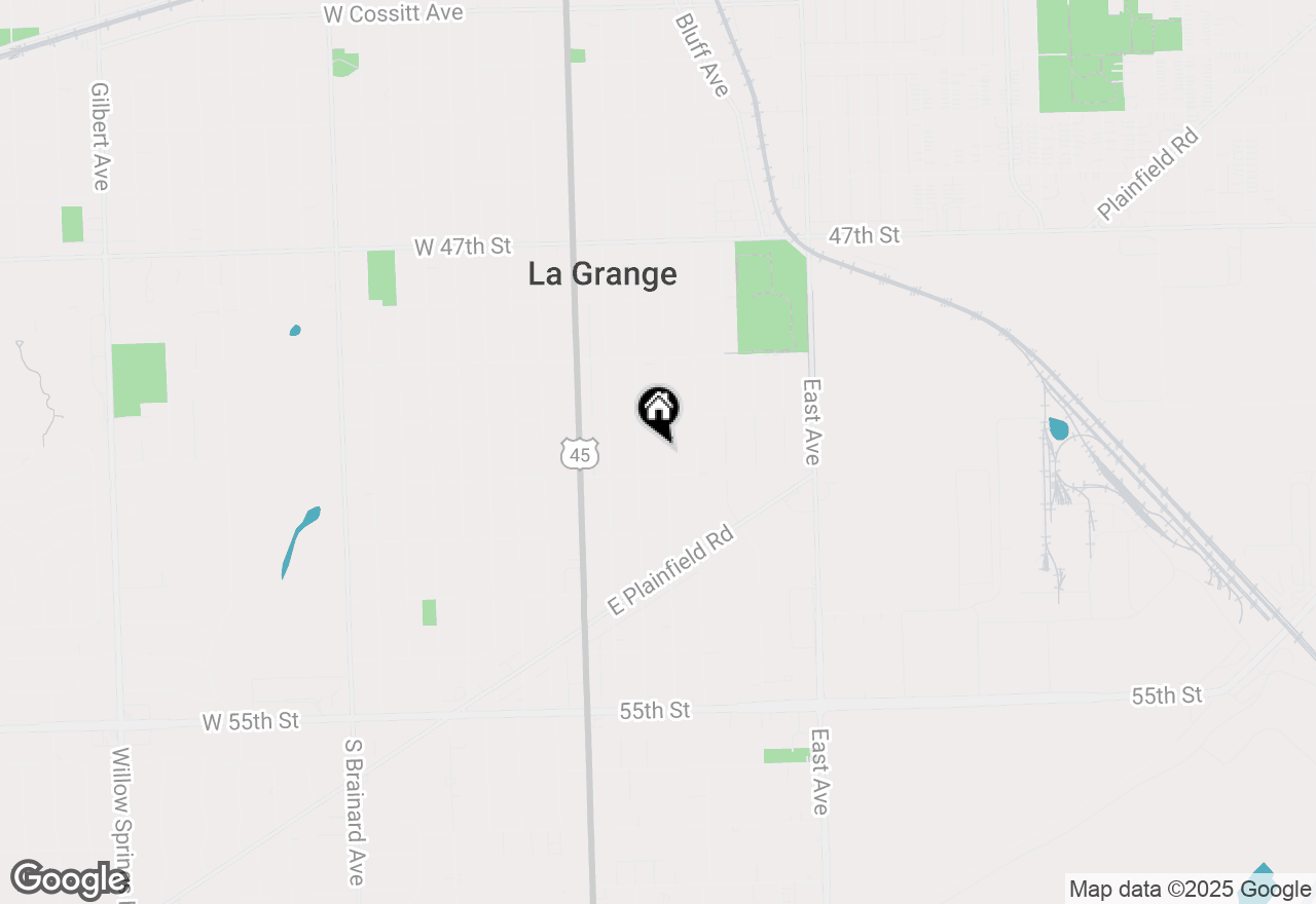 Map of 828 8th Avenue, La Grange, IL 60525