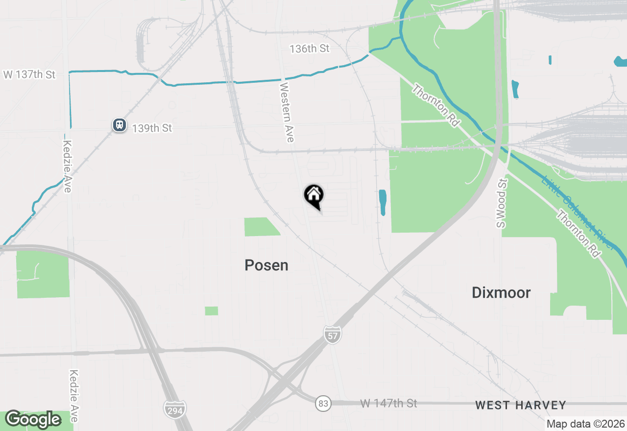 Map of 14139 S Western Avenue #325, Dixmoor, IL 60426