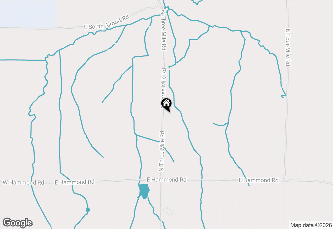 Map of 2530 N Three Mile Road, Traverse City, MI 49686