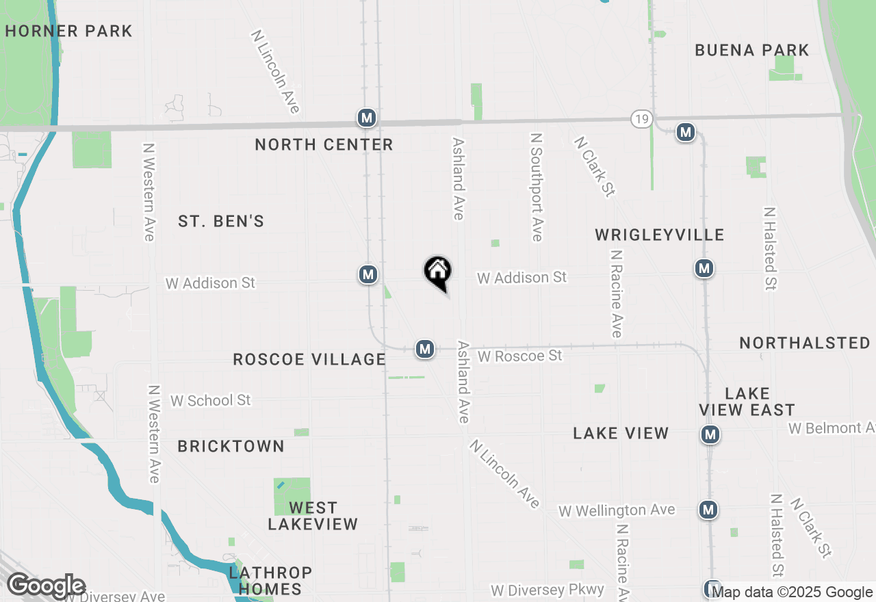 Map of 3524 N Marshfield Avenue #3G, Chicago, IL 60657