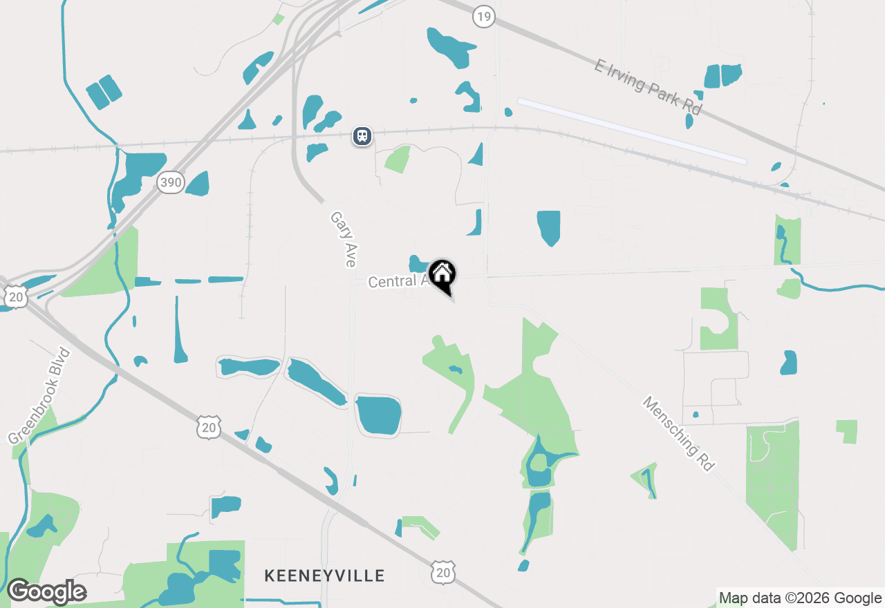 Map of 1276 Chatham Lane, Roselle, IL 60172
