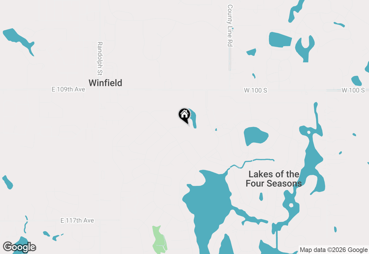 Map of 4152 Oakmont Court, Crown Point, IN 46307
