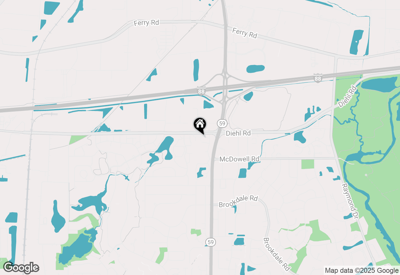 Map of 1903 Alta Vista Court, Naperville, IL 60563