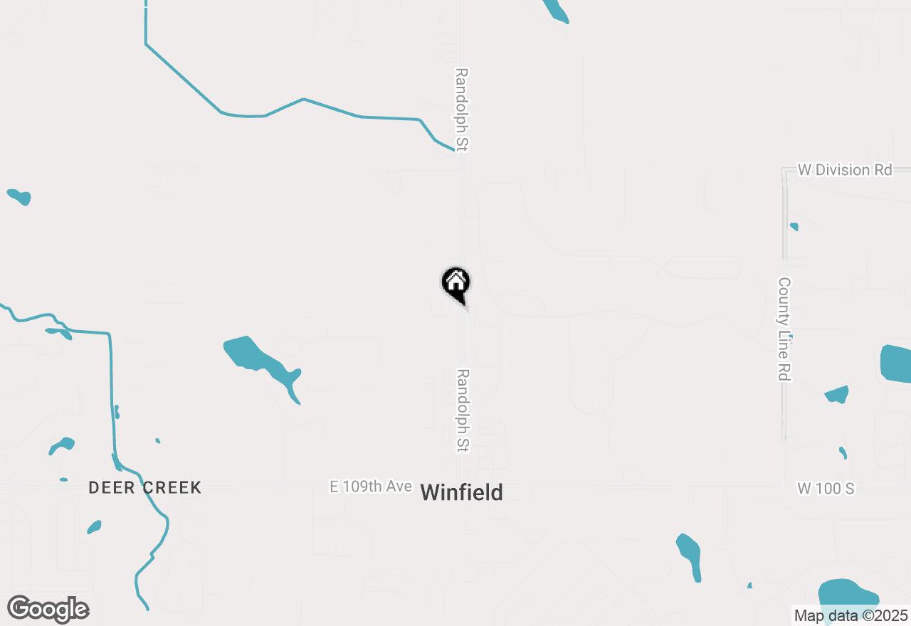 Map of 10487 Pinnacle Street, Crown Point, IN 46307