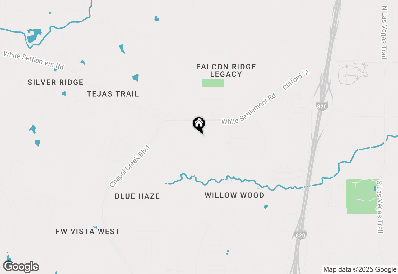 Map of 216 Suttonwood Drive, Fort Worth, TX 76108