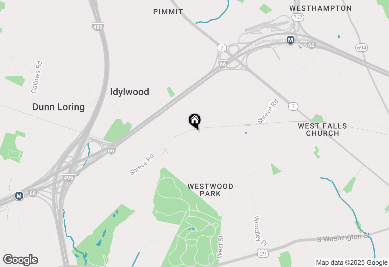 Map of 7425 Shreve Road, Falls Church, VA 22043