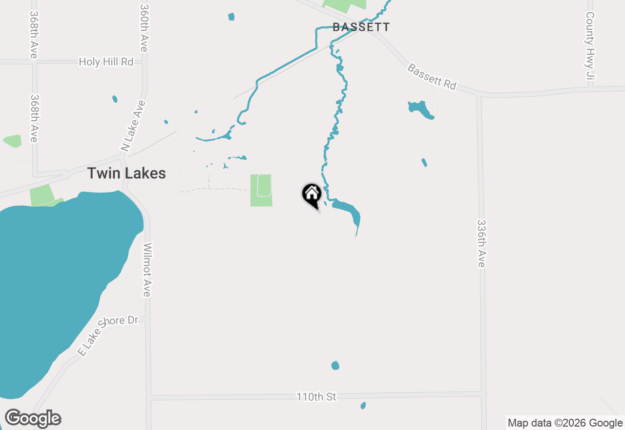 Map of 627 Tindalls Nest, Twin Lakes, WI 53181