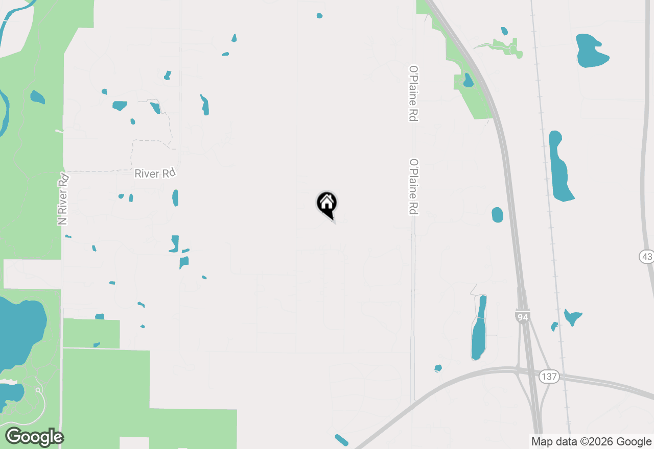 Map of 14875 Creekside Path, Green Oaks, IL 60048