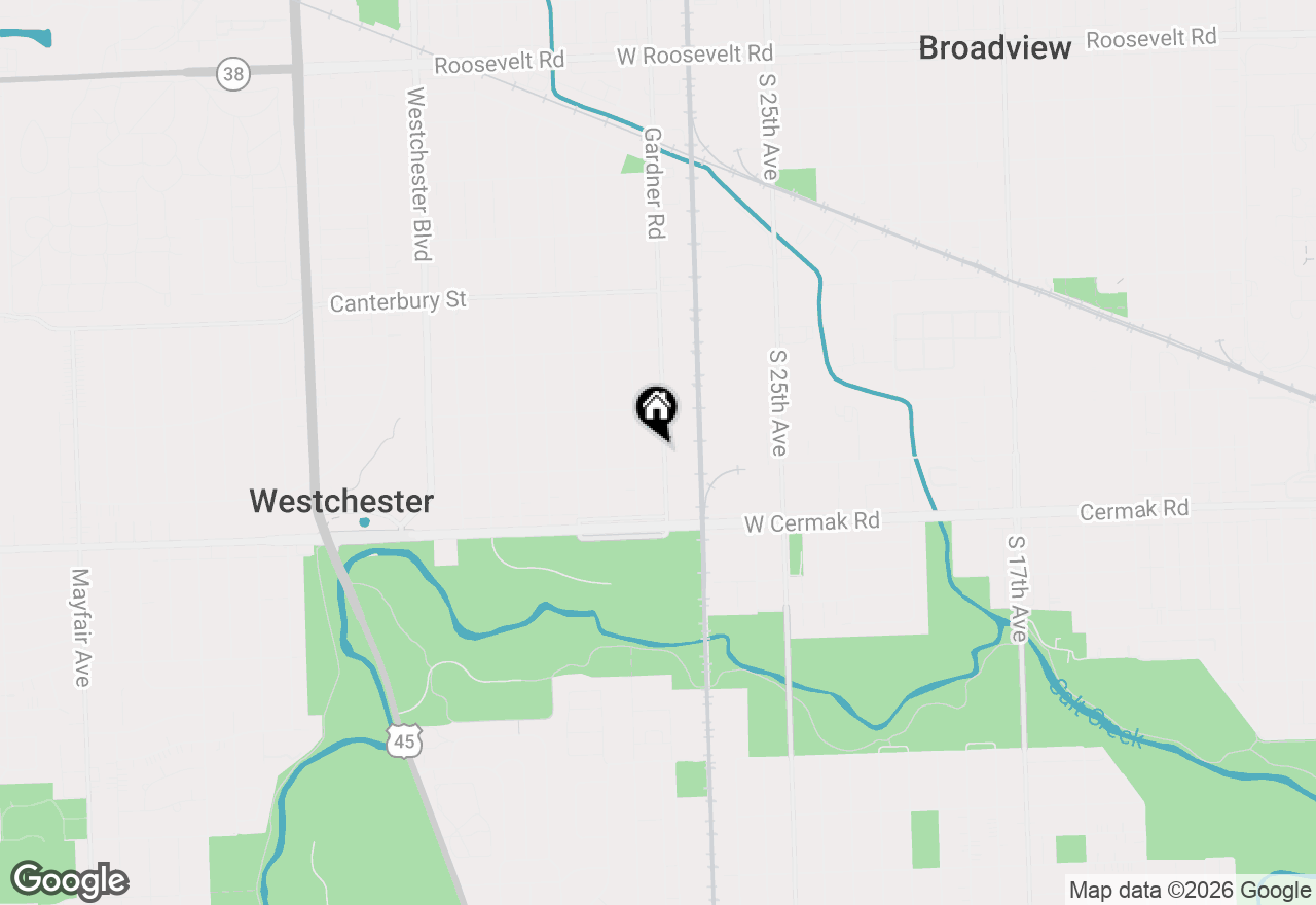 Map of 1944 Gardner Road, Westchester, IL 60154