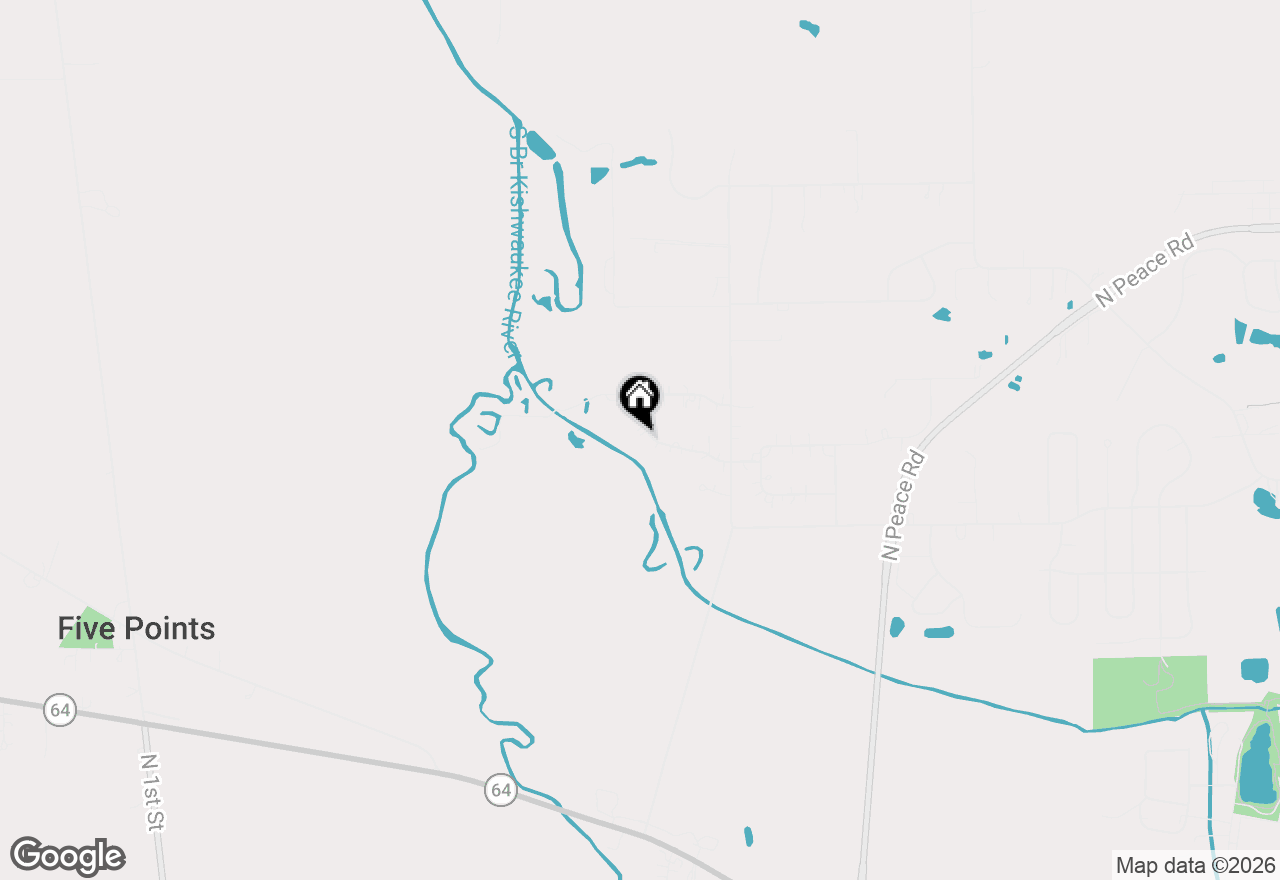 Map of 1854 W Forestview Drive, Sycamore, IL 60178