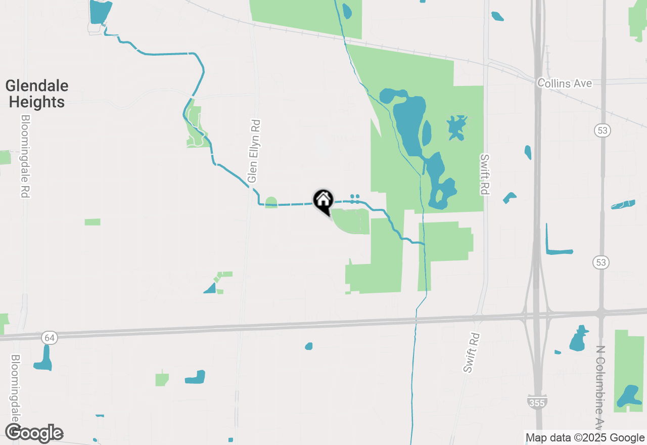 Map of 1381 Alberta Court, Glendale Heights, IL 60139