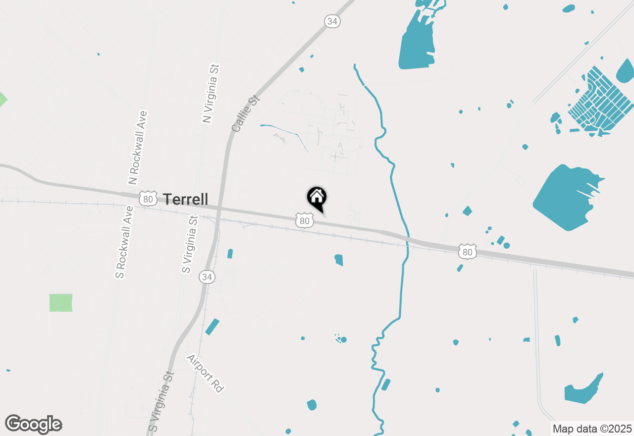 Map of 1001 E Moore Avenue, Terrell, TX 75160