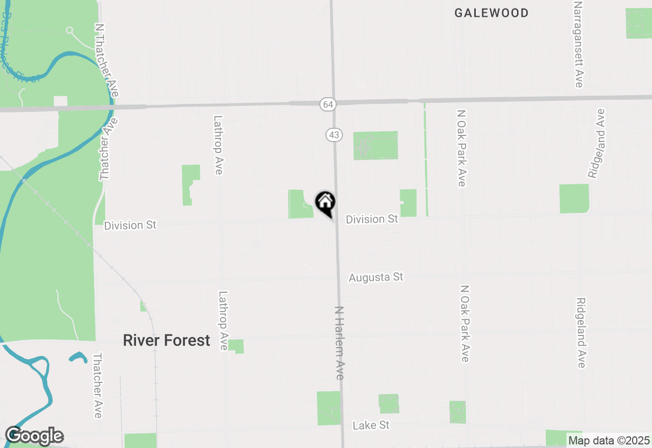 Map of 7221 Division Street #10, River Forest, IL 60305