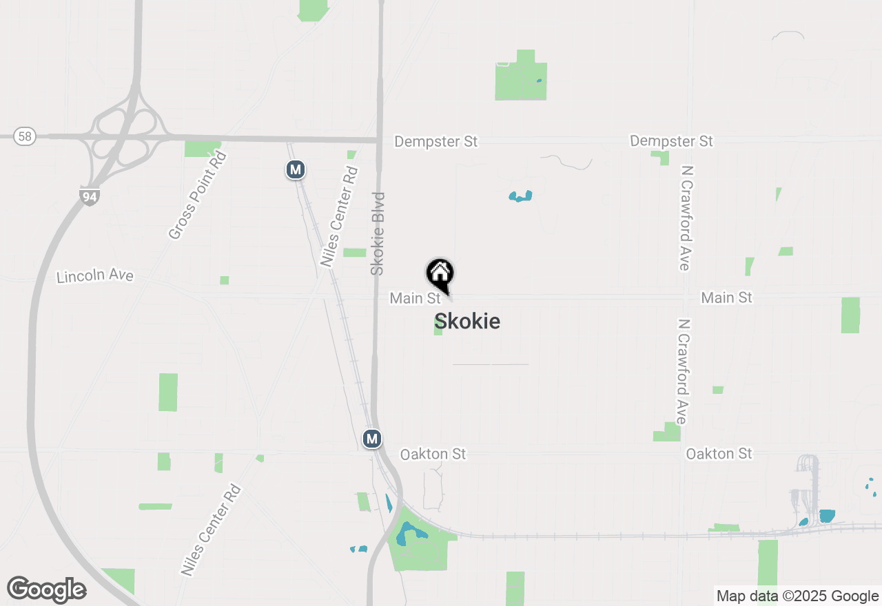 Map of 4617 Main Street, Skokie, IL 60076