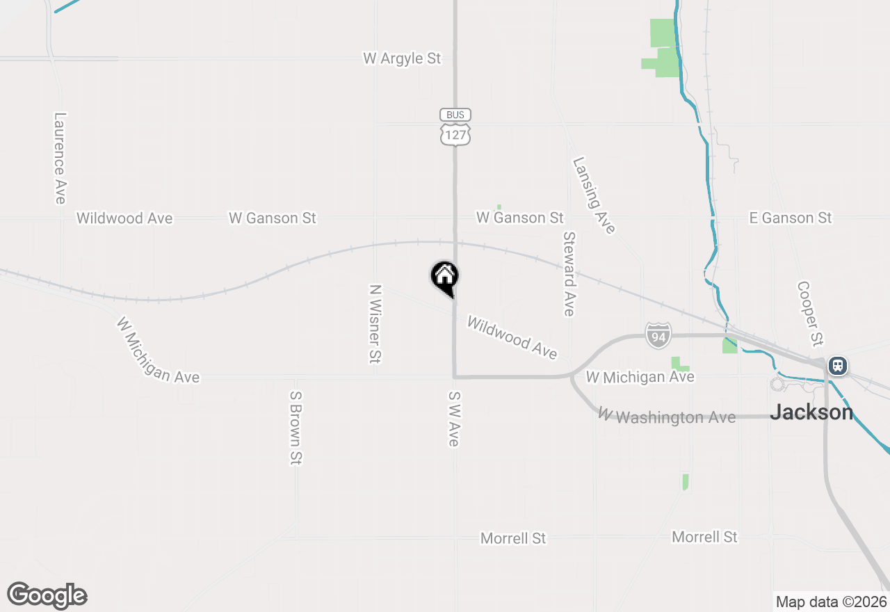 Map of 808 Wildwood Avenue, Jackson, MI 49202