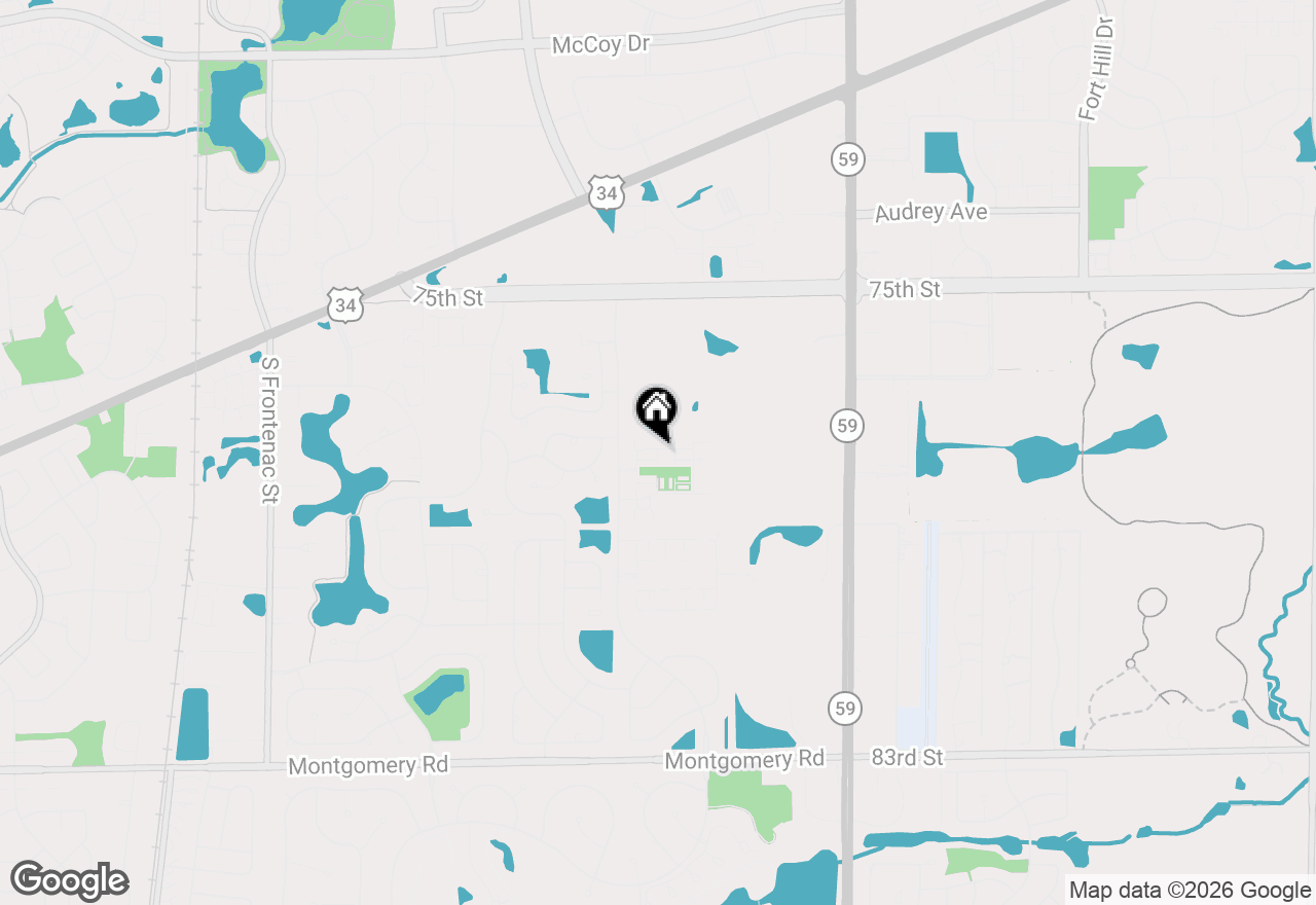 Map of 4184 Calder Lane, Aurora, IL 60504