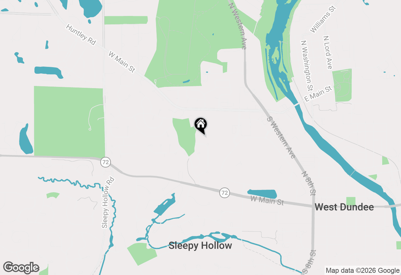 Map of 805 Lindsay Lane, West Dundee, IL 60118