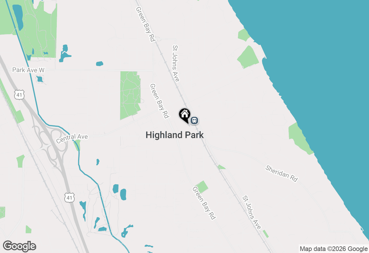 Map of 1633 2nd Street #503, Highland Park, IL 60035