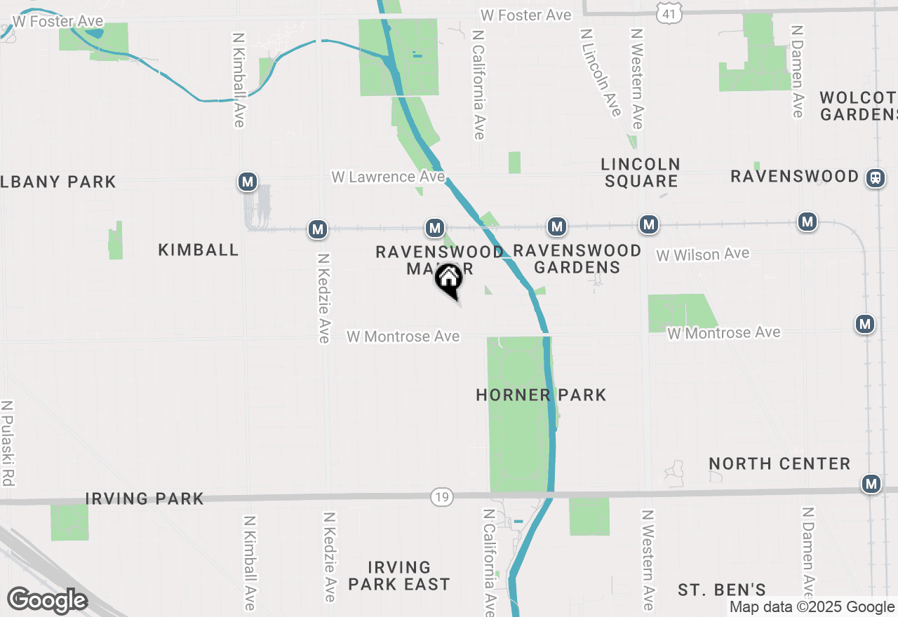 Map of 4443 N Francisco Avenue, Chicago, IL 60625