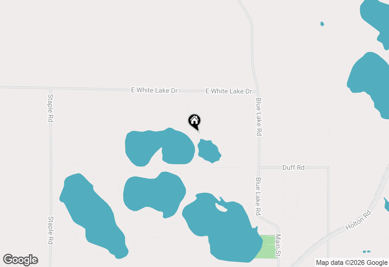 Map of 2550 Cove Road, Twin Lake, MI 49457