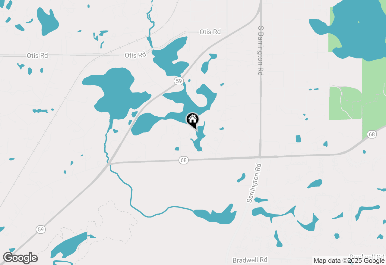 Map of 45 Lakeview Lane, Barrington Hills, IL 60010