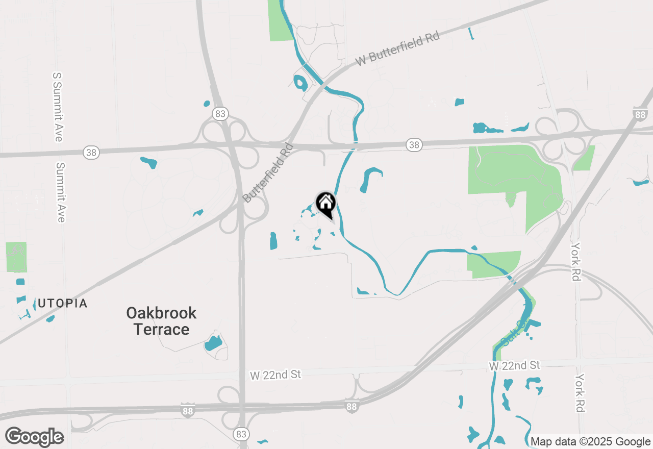 Map of 5 Oak Brook Club Drive #N305, Oak Brook, IL 60523