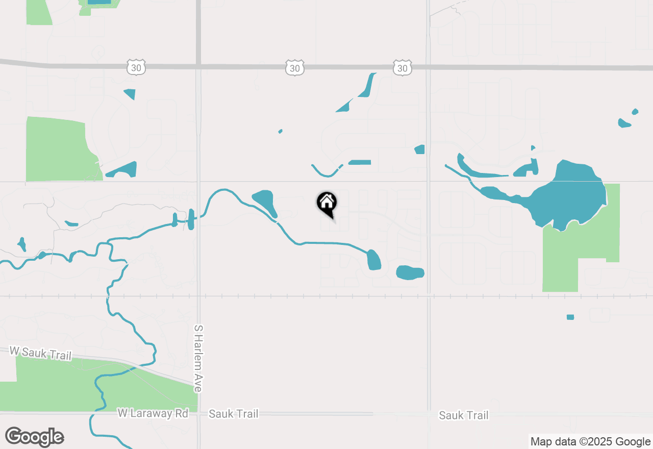 Map of 300 Briarbranch Terrace, Matteson, IL 60443