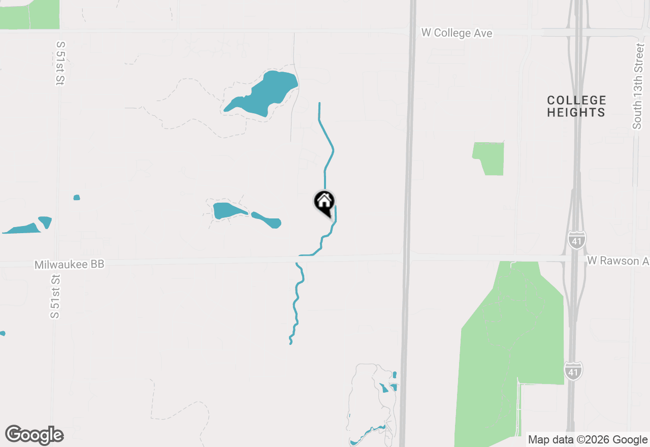 Map of 7045 S Riverwood Blvd #A05, Franklin, WI 53132