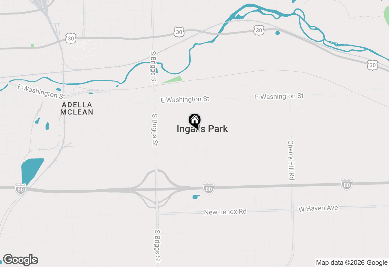 Map of 303 Anderson Avenue, Joliet, IL 60433