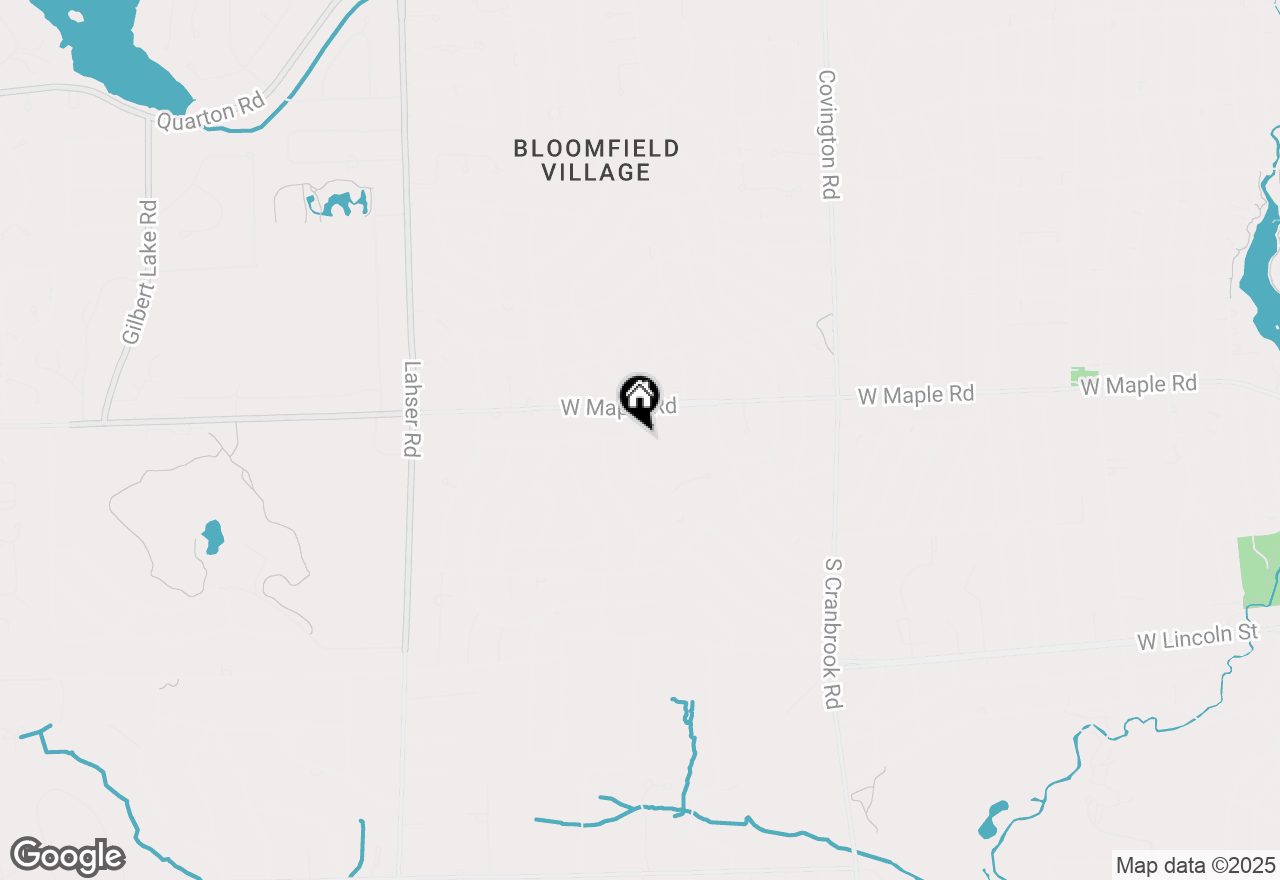 Map of 165 Westbourne Drive, Bloomfield Hills, MI 48301