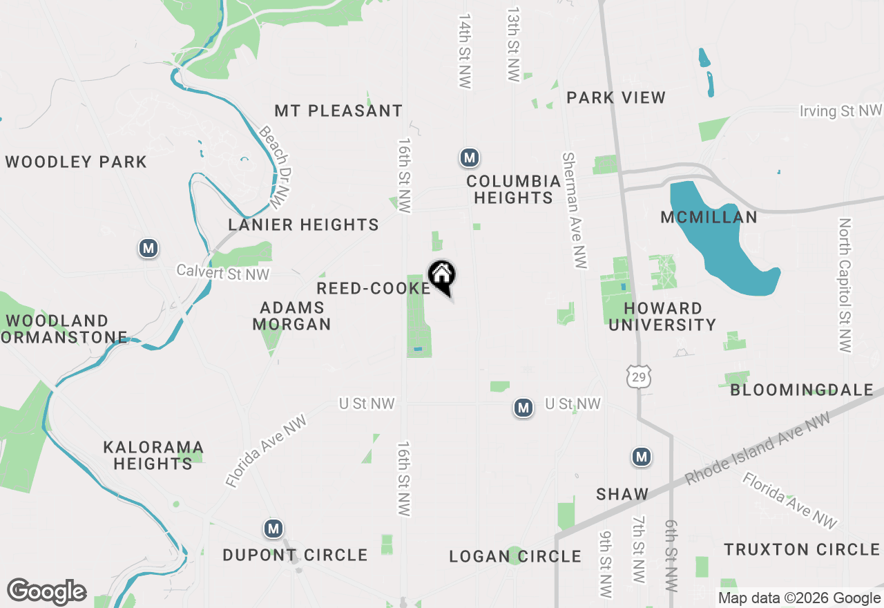 Map of 1443 Chapin Street Nw #103, Washington, DC 20009