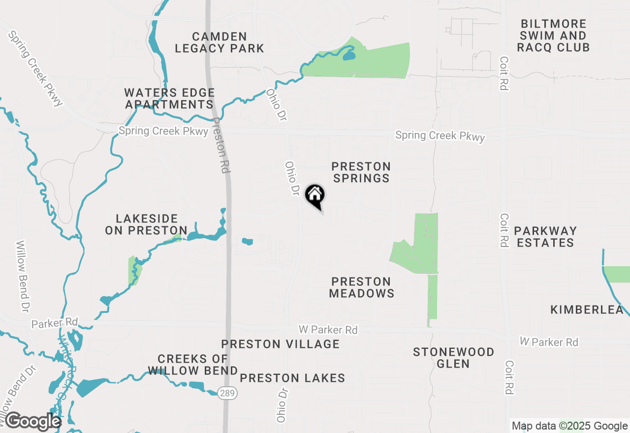 Map of 3952 Cobblestone Court, Plano, TX 75093