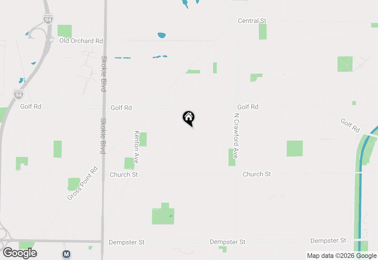 Map of 9433 Kildare Avenue, Skokie, IL 60076