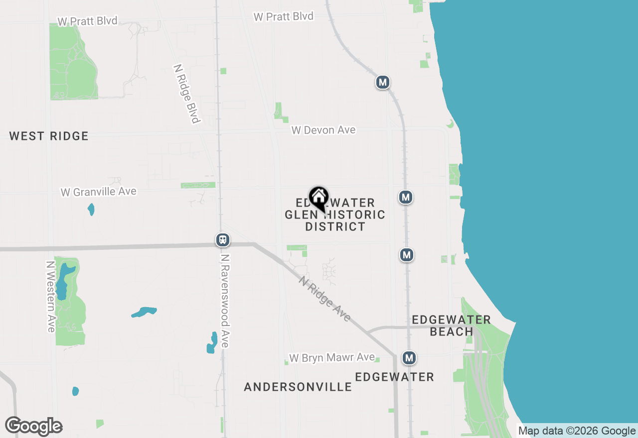 Map of 1435 W Glenlake Avenue, Chicago, IL 60660
