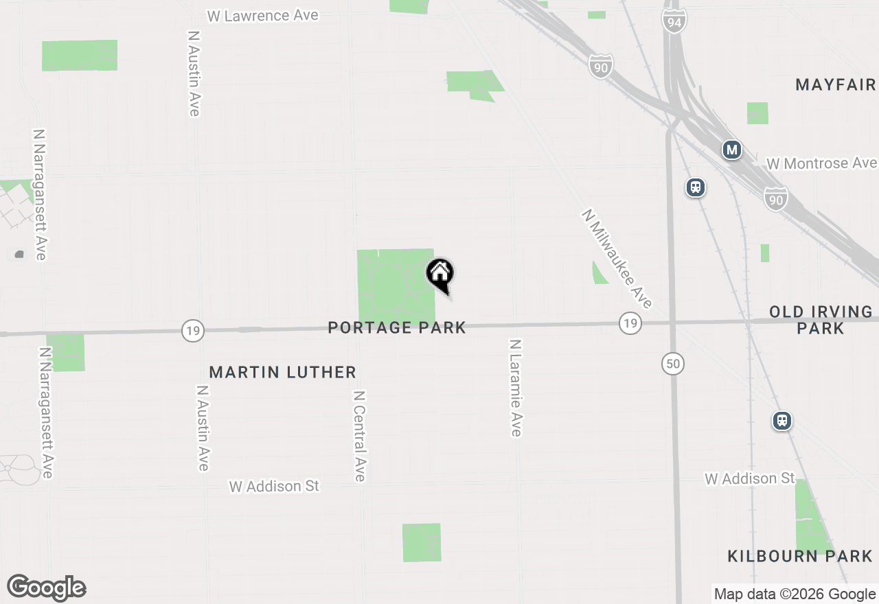 Map of 4037 N Long Avenue #1, Chicago, IL 60641