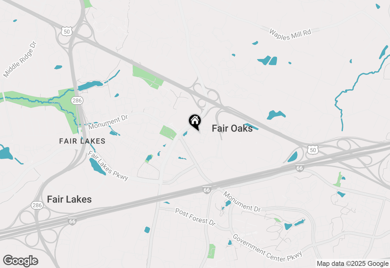 Map of 12184 Waveland Street, Fairfax, VA 22033