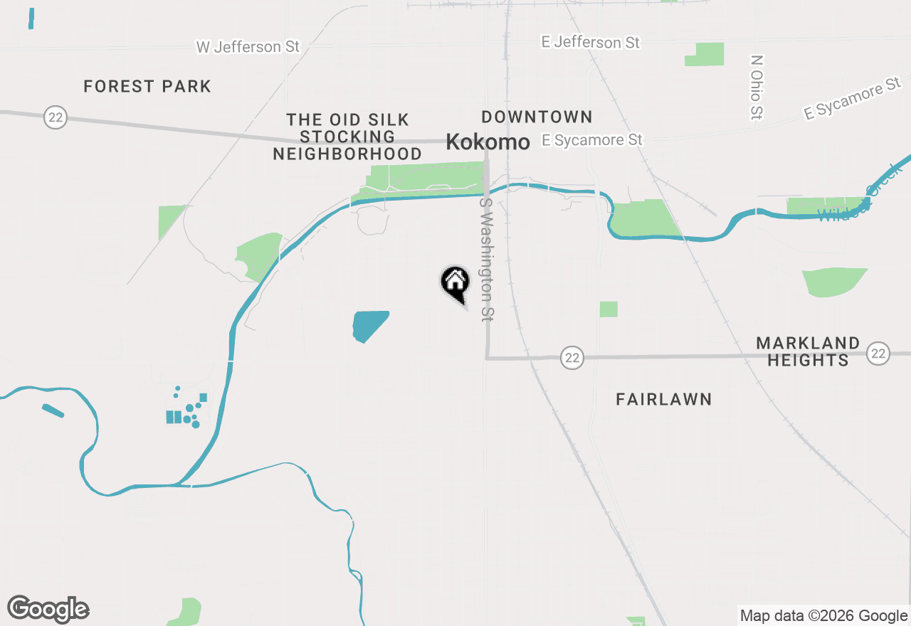 Map of 807 S Armstrong Street, Kokomo, IN 46901