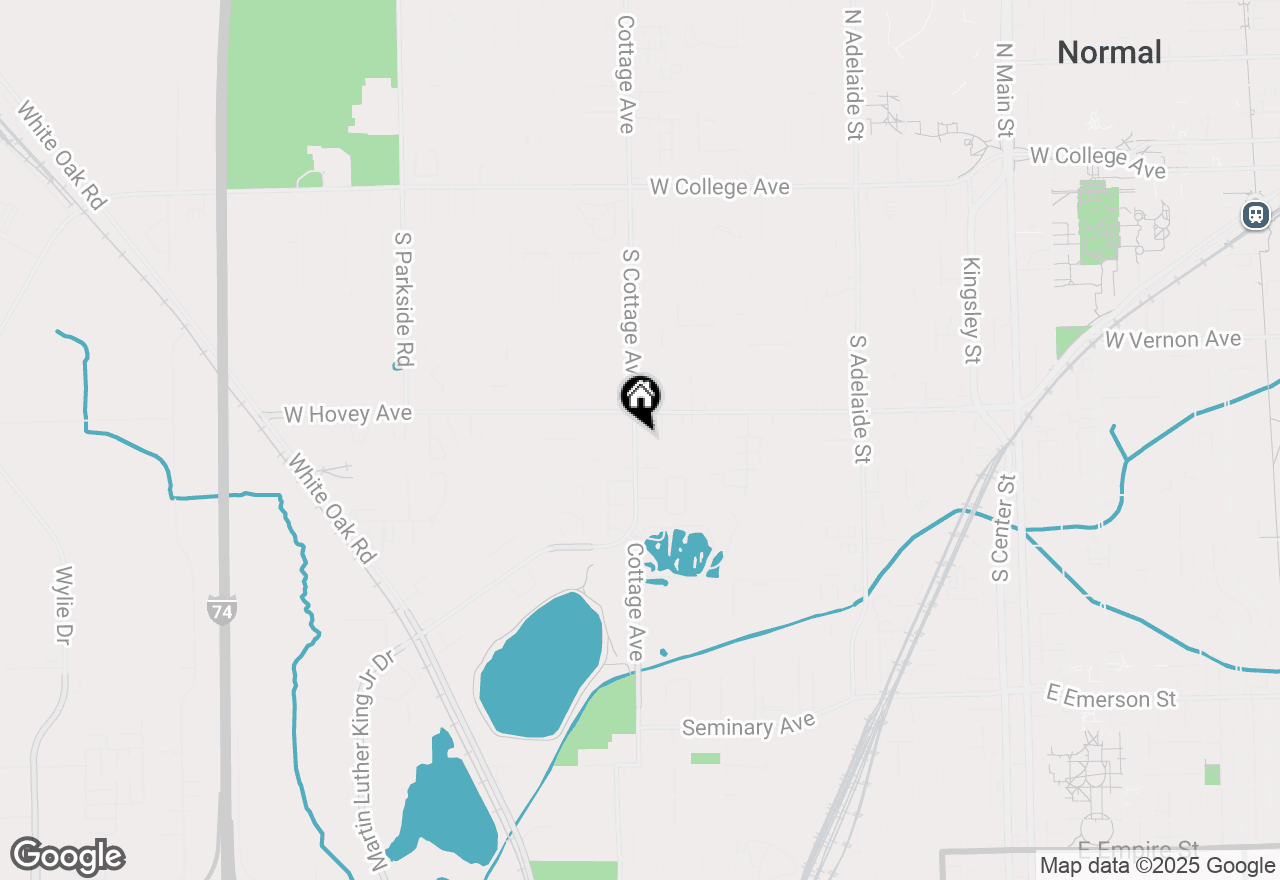 Map of 910 S Cottage Avenue, Normal, IL 61761