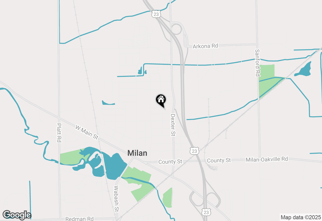 Map of 0 Lee Street, Milan, MI 48160