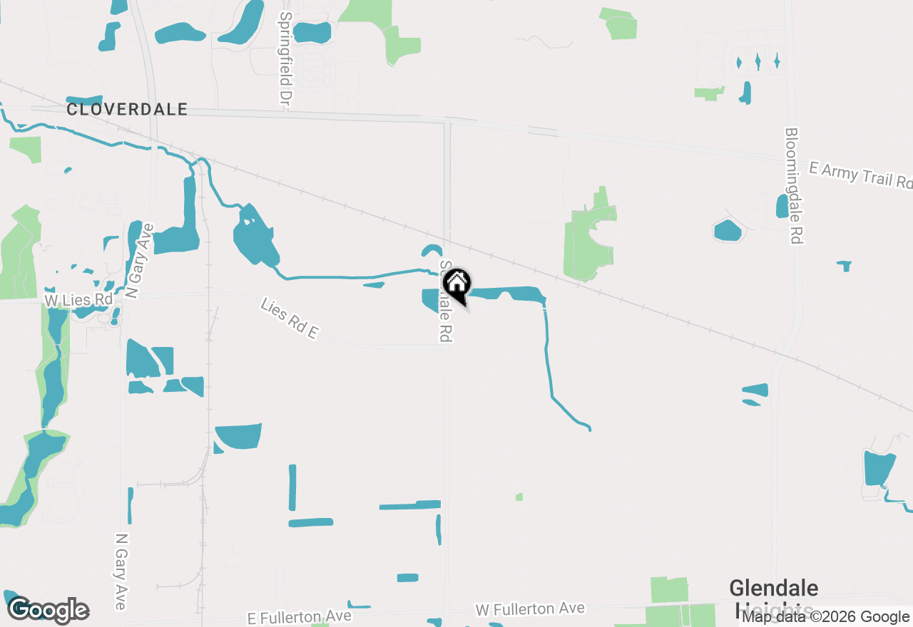 Map of 190 Appleby Drive, Glendale Heights, IL 60139