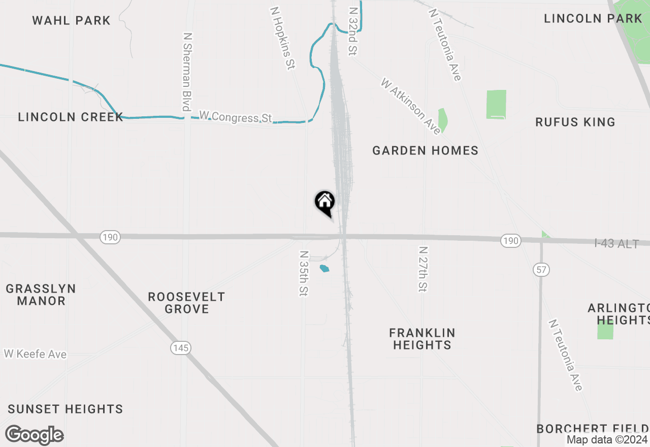 Map of 4030 N 34th St, Milwaukee, WI 53216