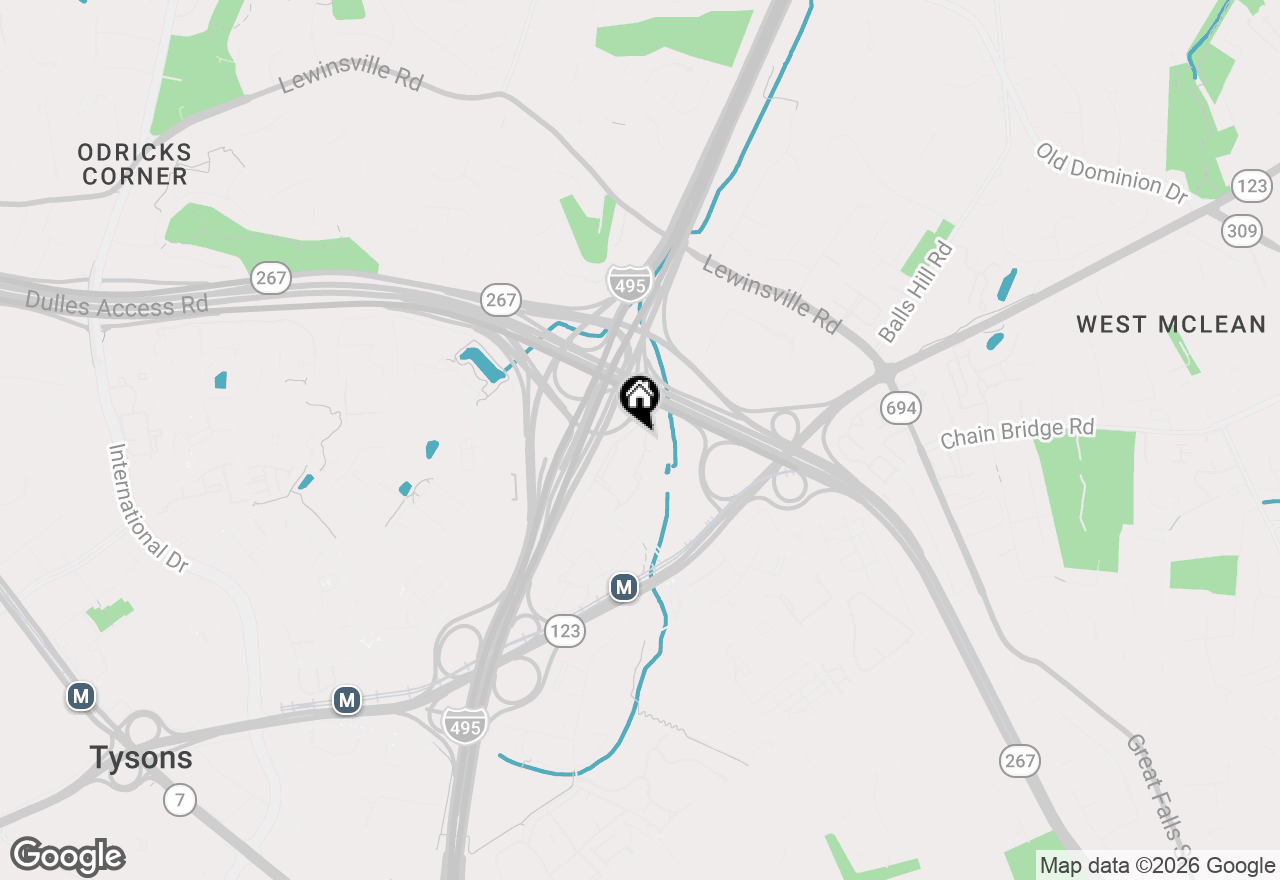 Map of 1570 Spring Gate Drive #7205, Mclean, VA 22102