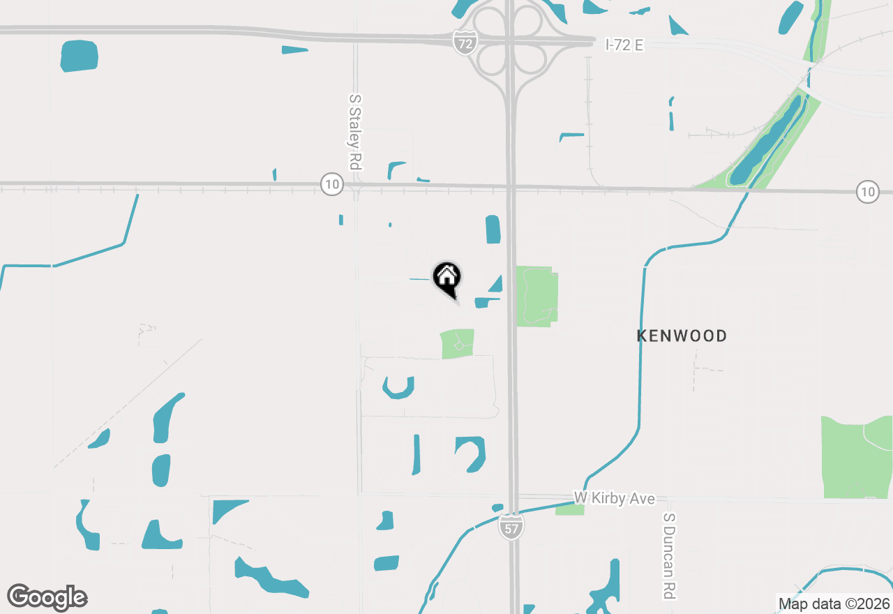 Map of 3846 Thornhill Drive #3846, Champaign, IL 61822