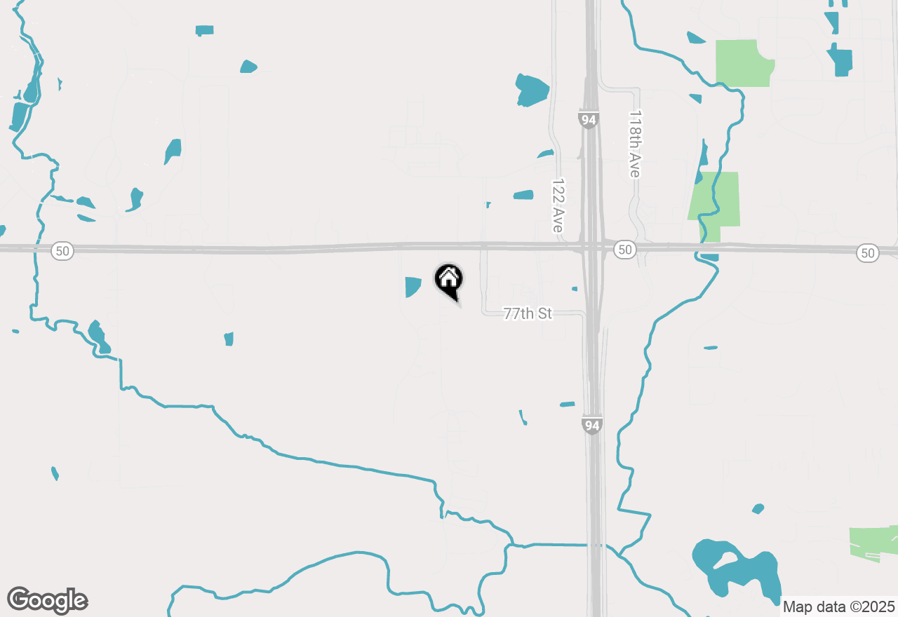 Map of 7645 128th Ave, Bristol, WI 53104