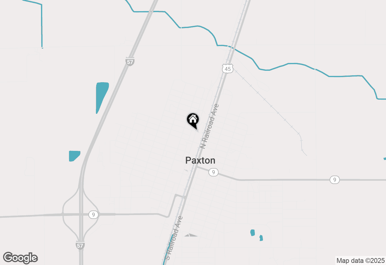 Map of 316 N Market Street, Paxton, IL 60957